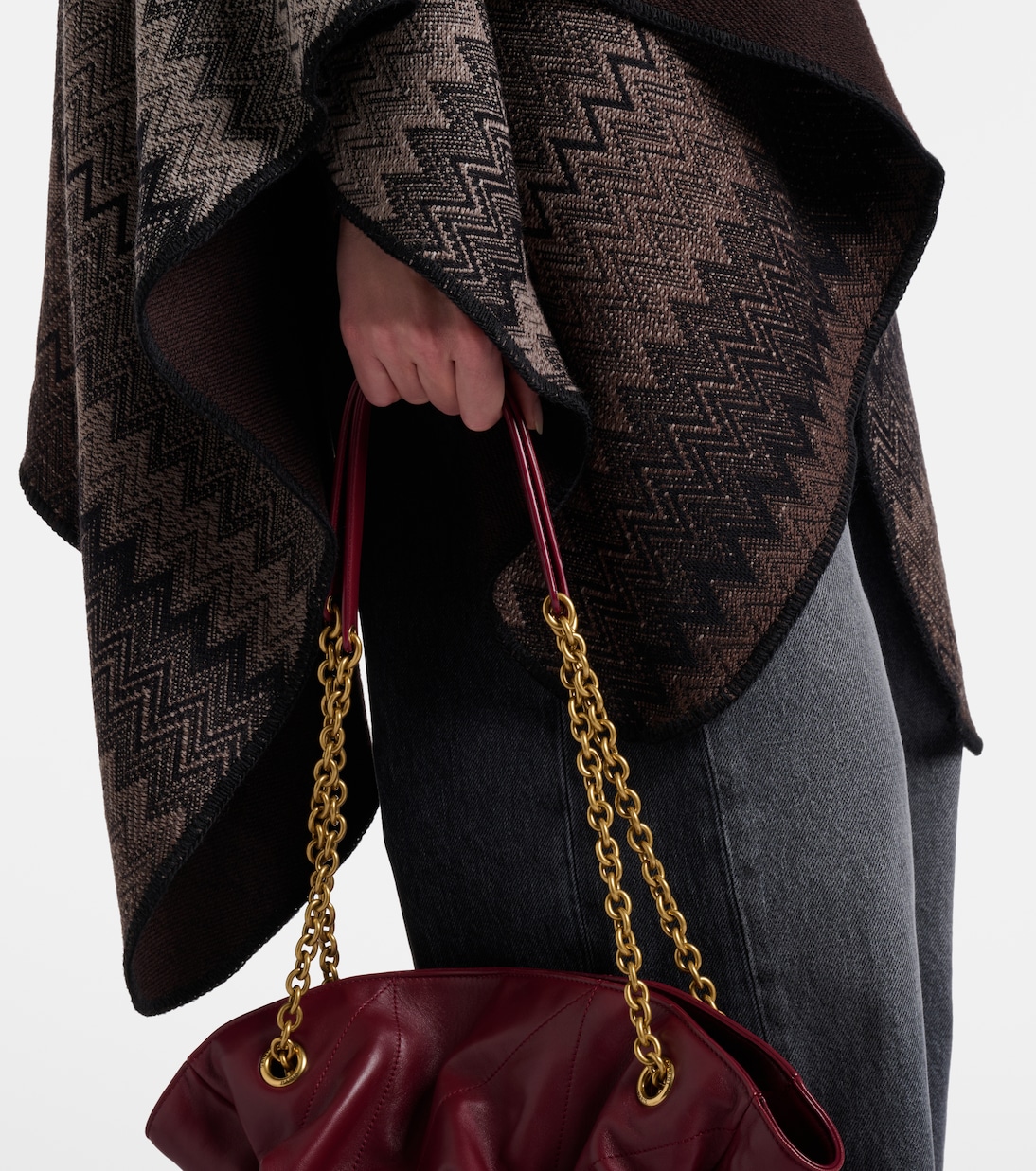 Cape Zig Zag en laine | Missoni