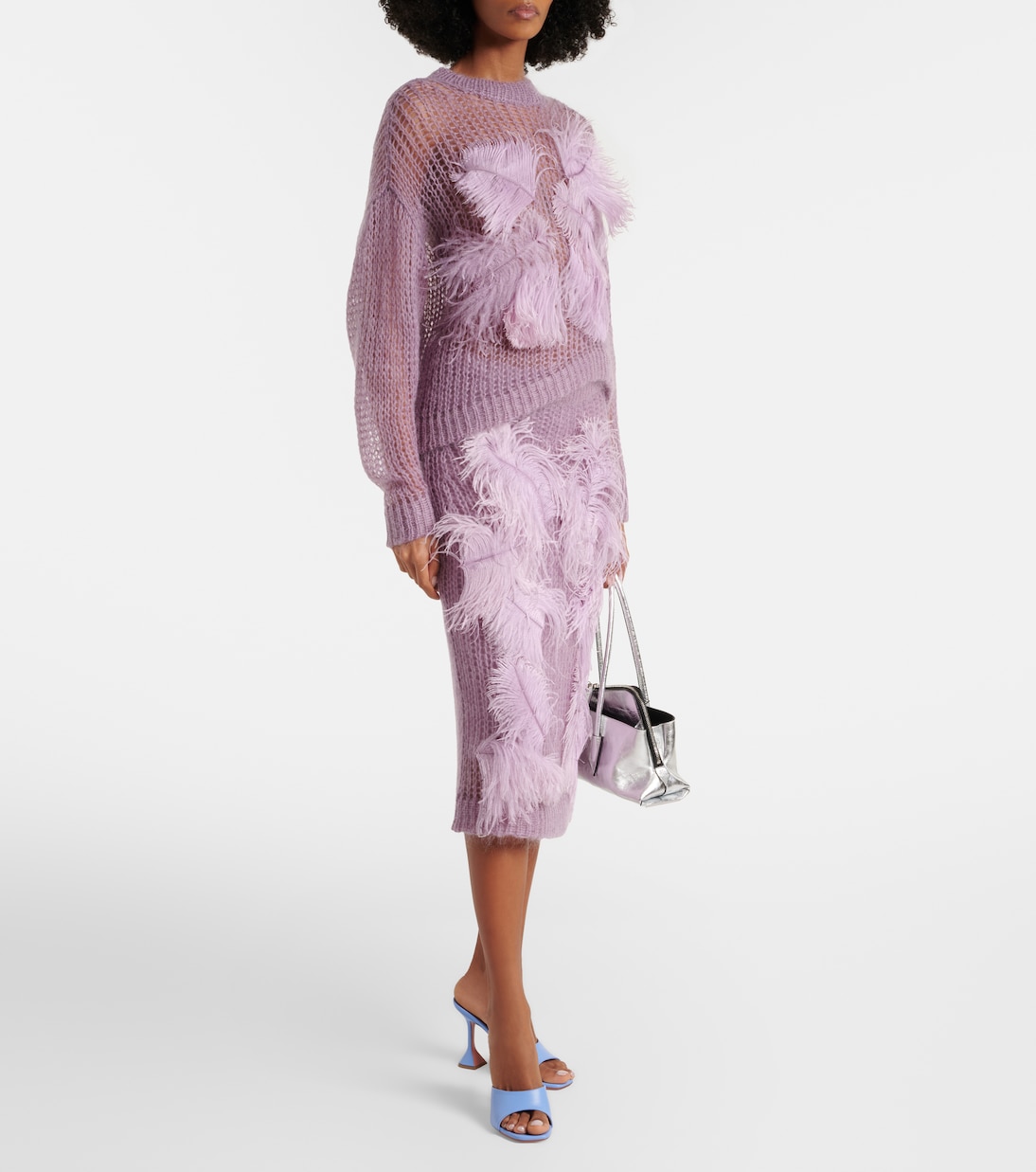 Lupita 95 leather mules | Amina Muaddi