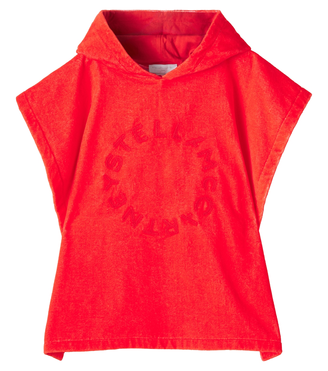 Logo hooded cotton terry towel | Stella McCartney Kids