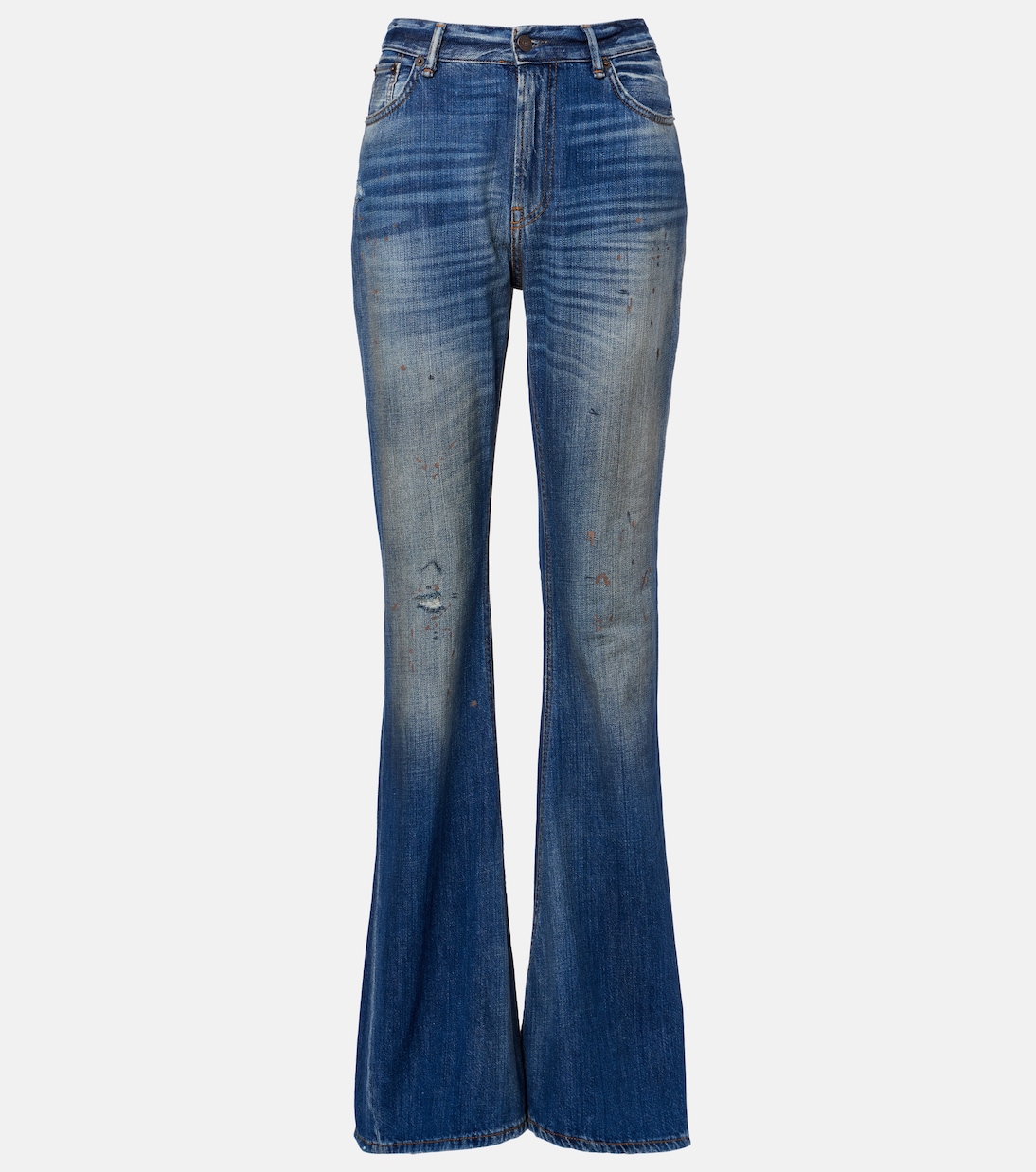 2025F distressed flared jeans | Acne Studios