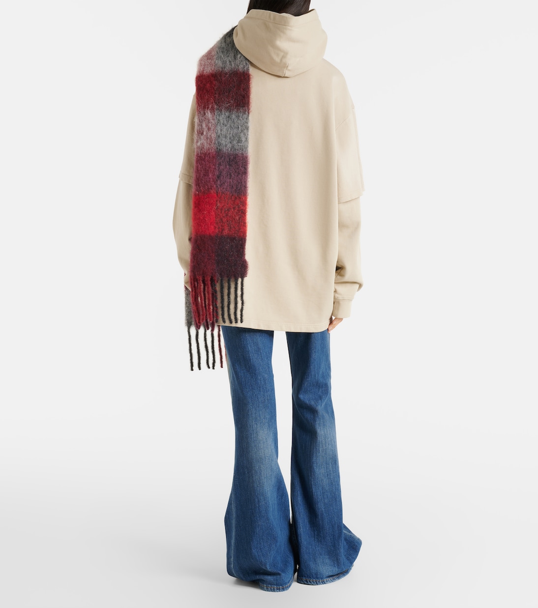 2025F distressed flared jeans | Acne Studios