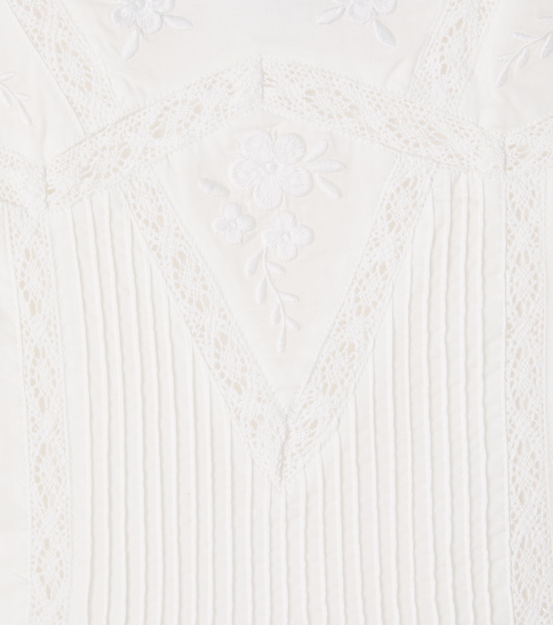 Abito in cotone con ricamo in pizzo | Tartine et Chocolat