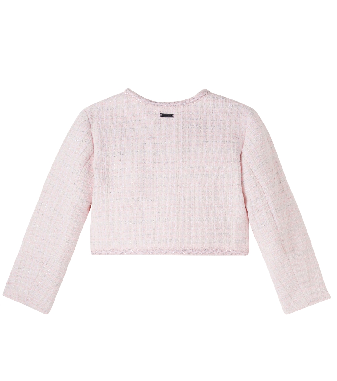 Cropped-Jacke aus Tweed | Monnalisa