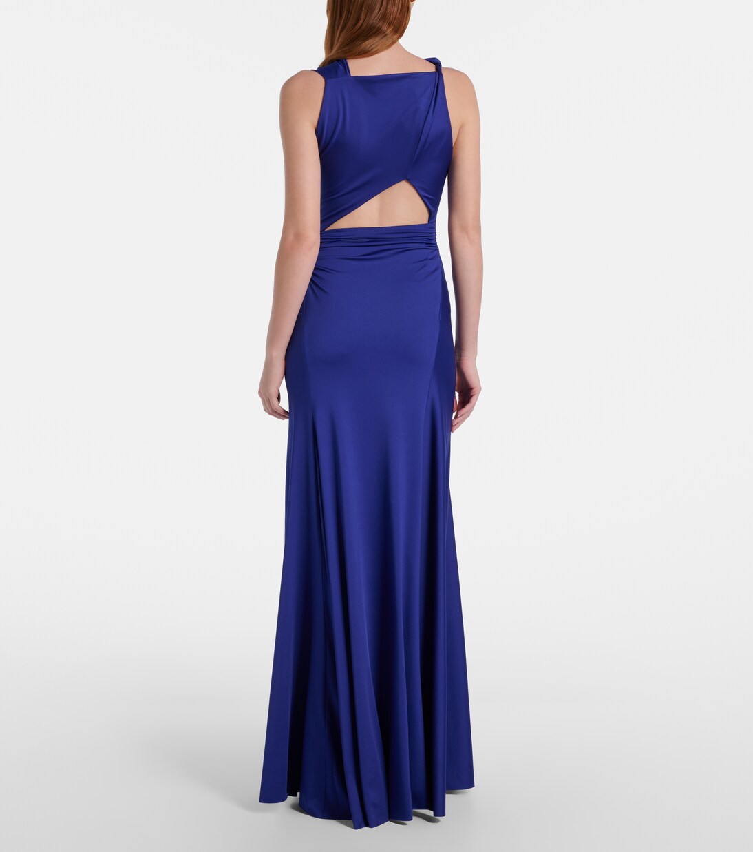 Robe longue asymétrique | Victoria Beckham