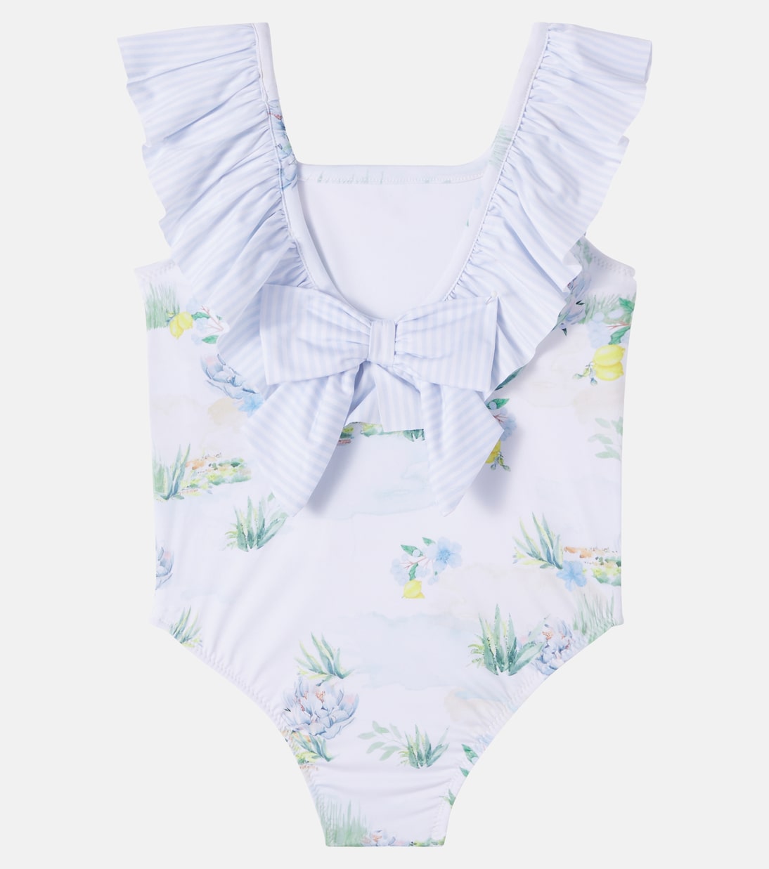 Printed ruffled swimsuit | Patachou