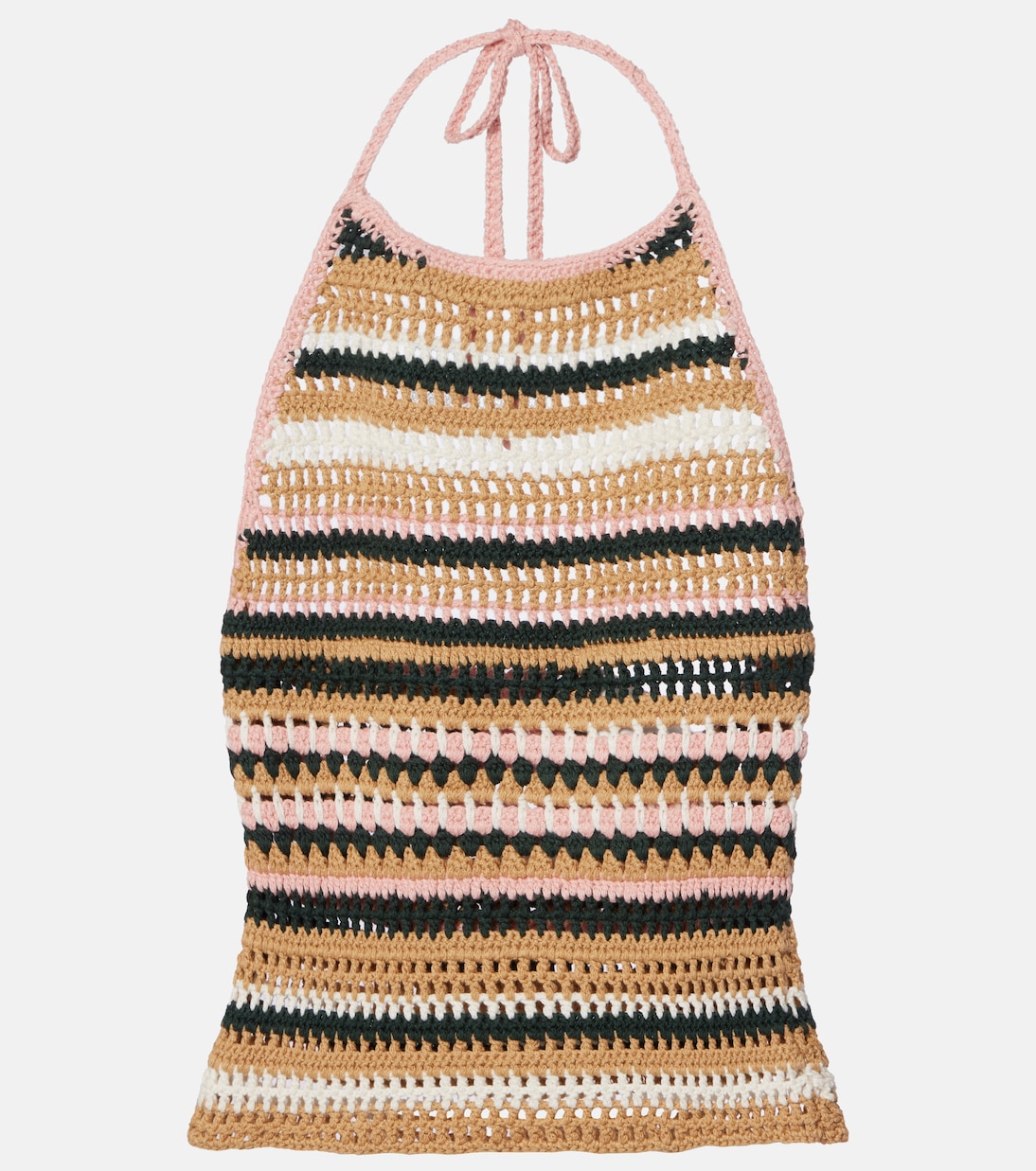 Crochet halterneck cotton top | The Upside