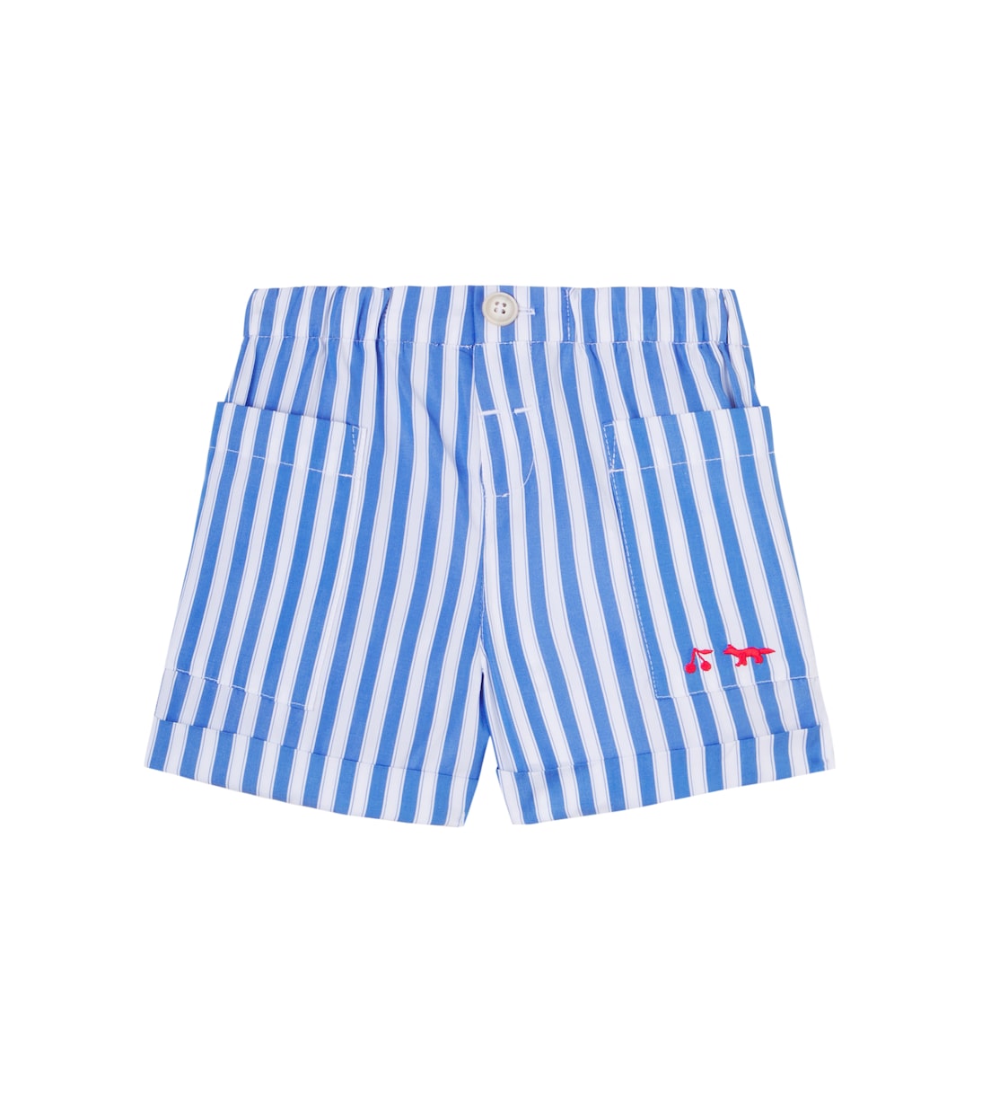 Striped cotton shorts | Bonpoint