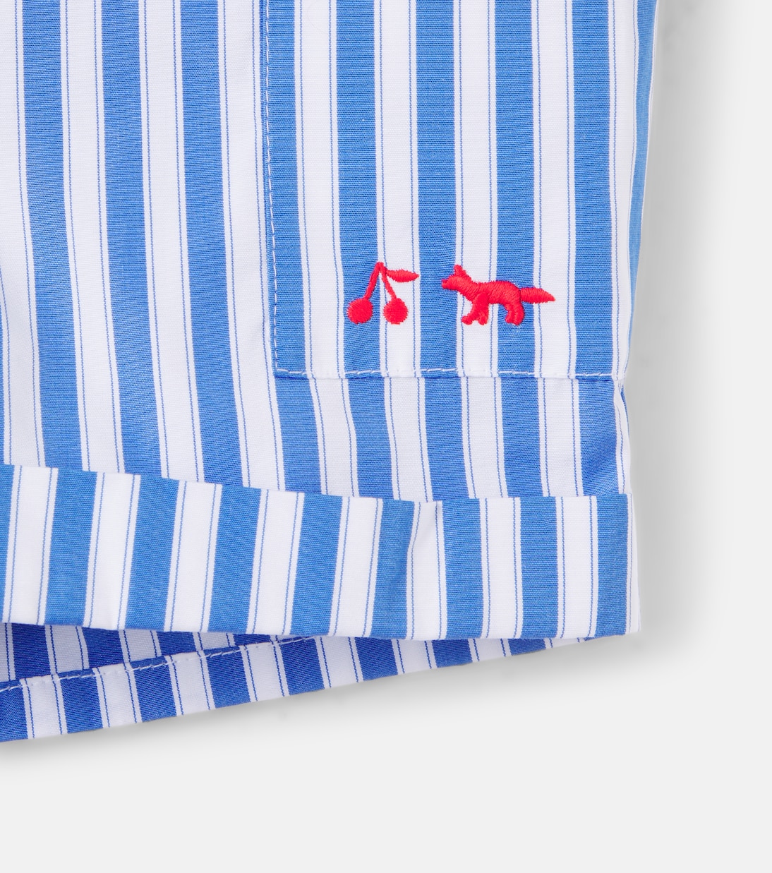 Striped cotton shorts | Bonpoint