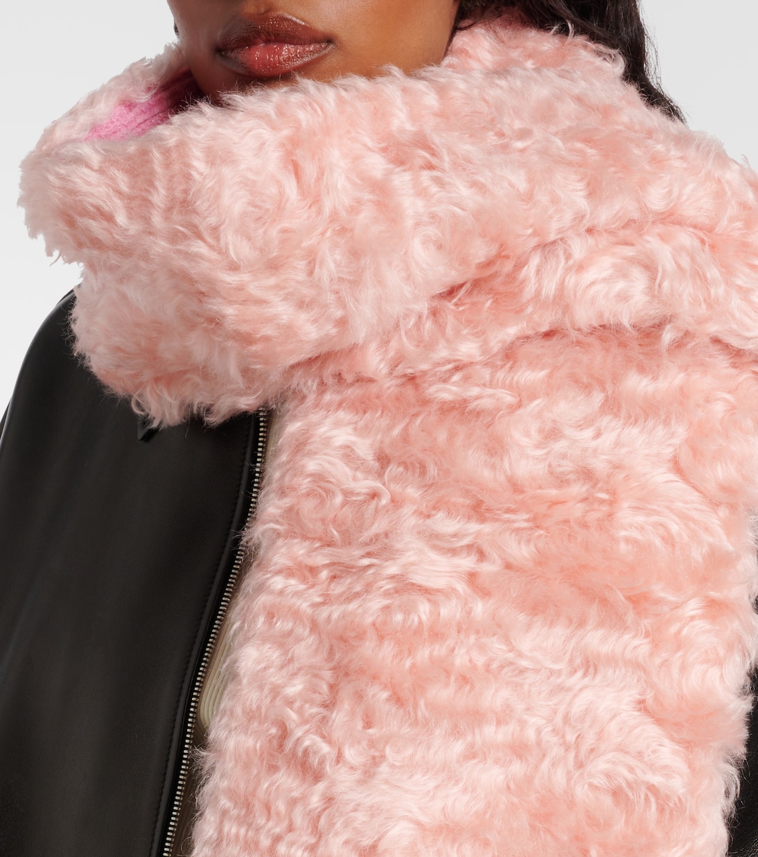Mohair, cotton and virgin wool scarf | Miu Miu