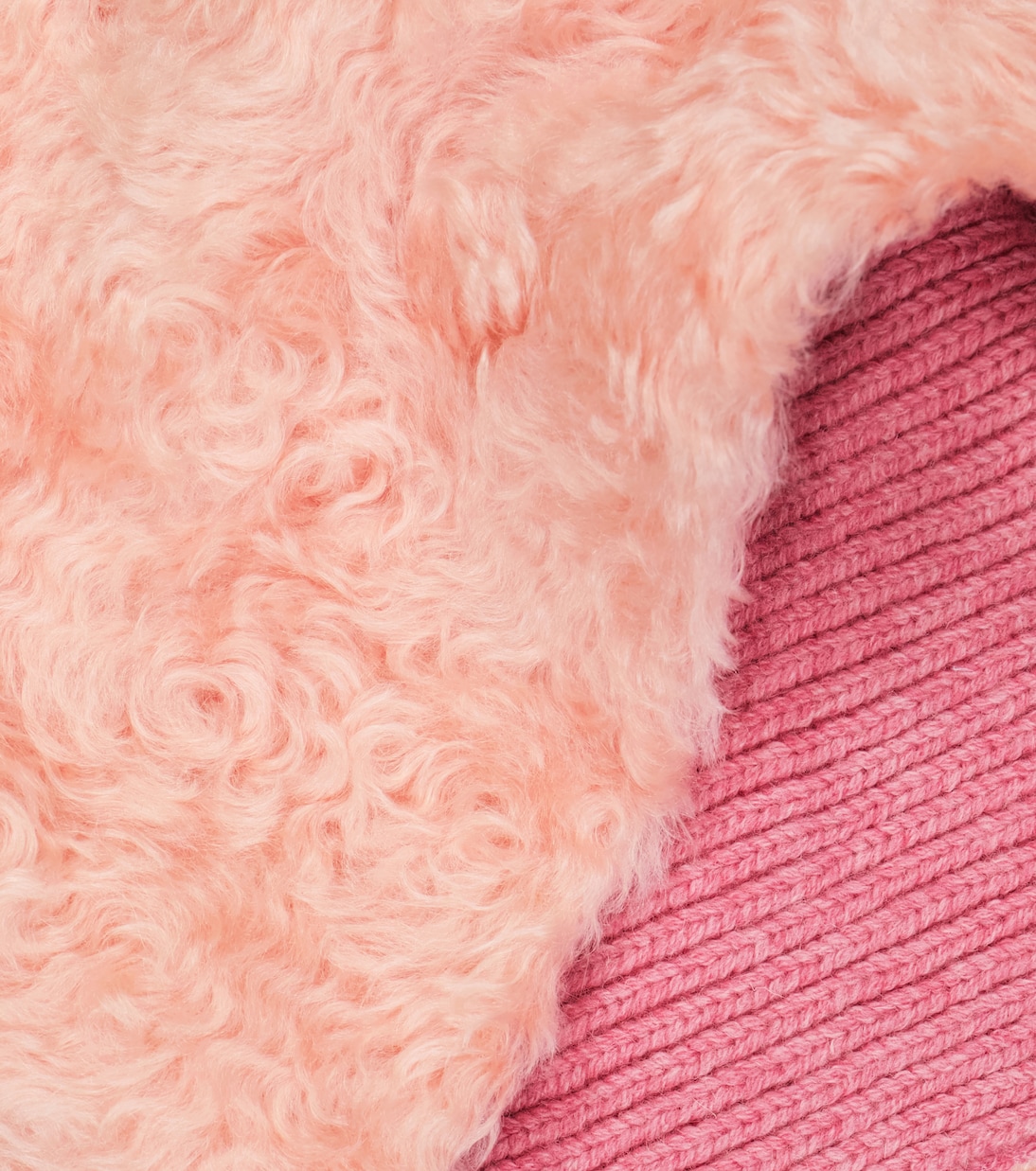 Sciarpa in mohair, cotone e lana | Miu Miu