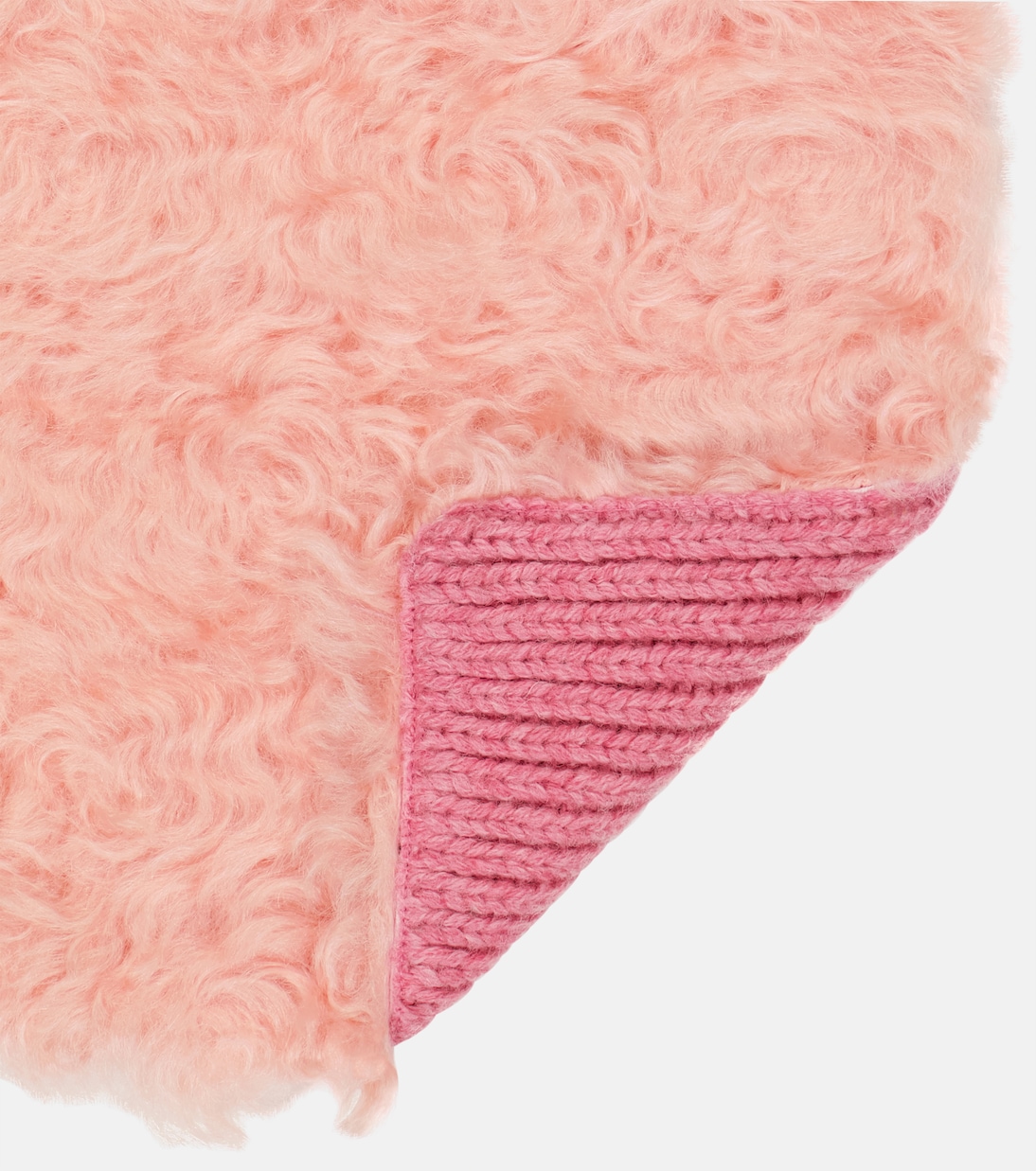 Sciarpa in mohair, cotone e lana | Miu Miu