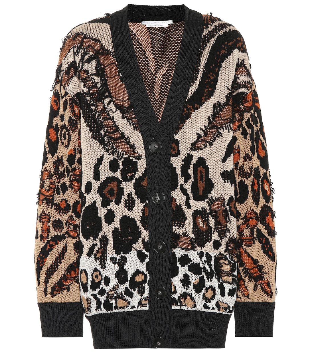 Animal-jacquard cardigan | Stella McCartney