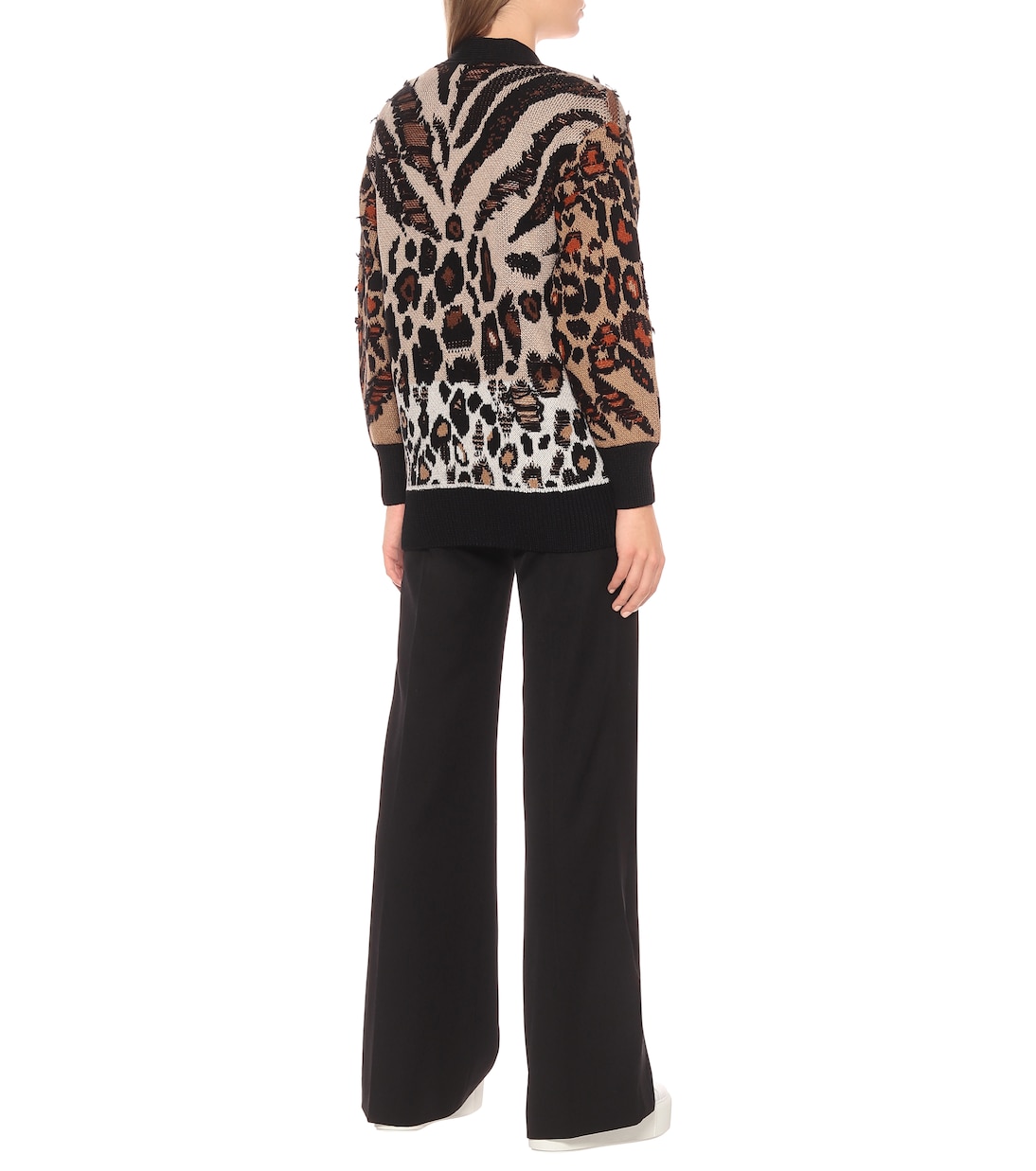 Animal-jacquard cardigan | Stella McCartney