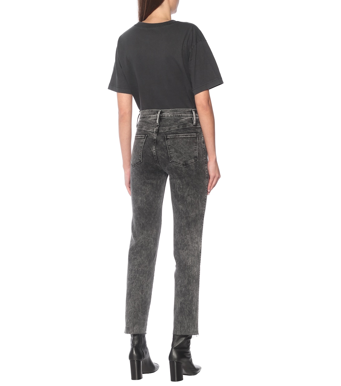 Jeans rectos Le Sylvie de tiro alto | Frame