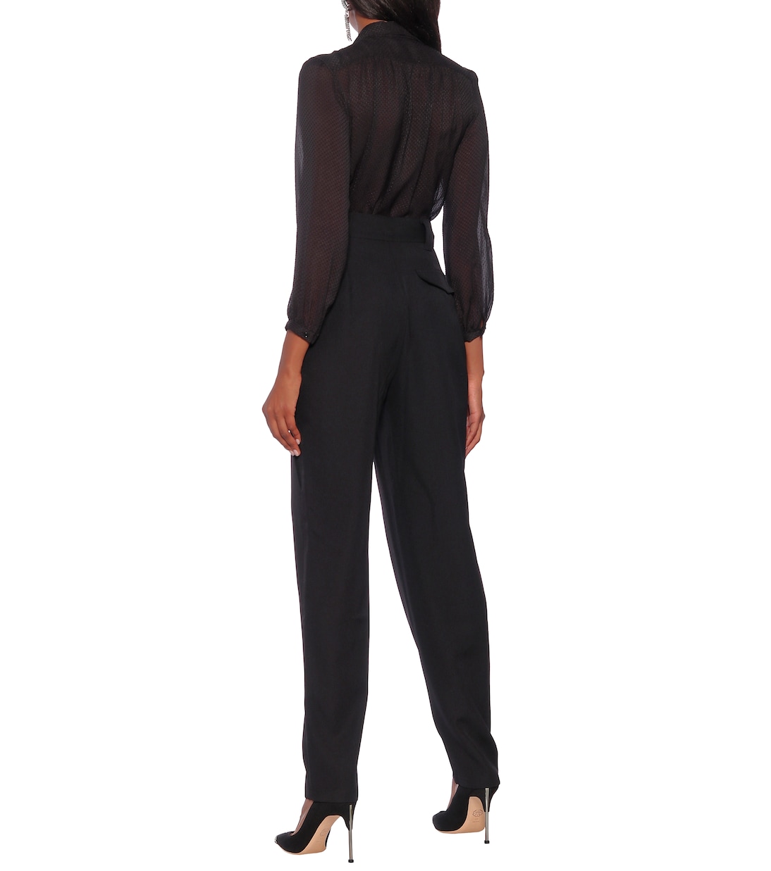 Pantaloni a vita alta in lana | Alessandra Rich