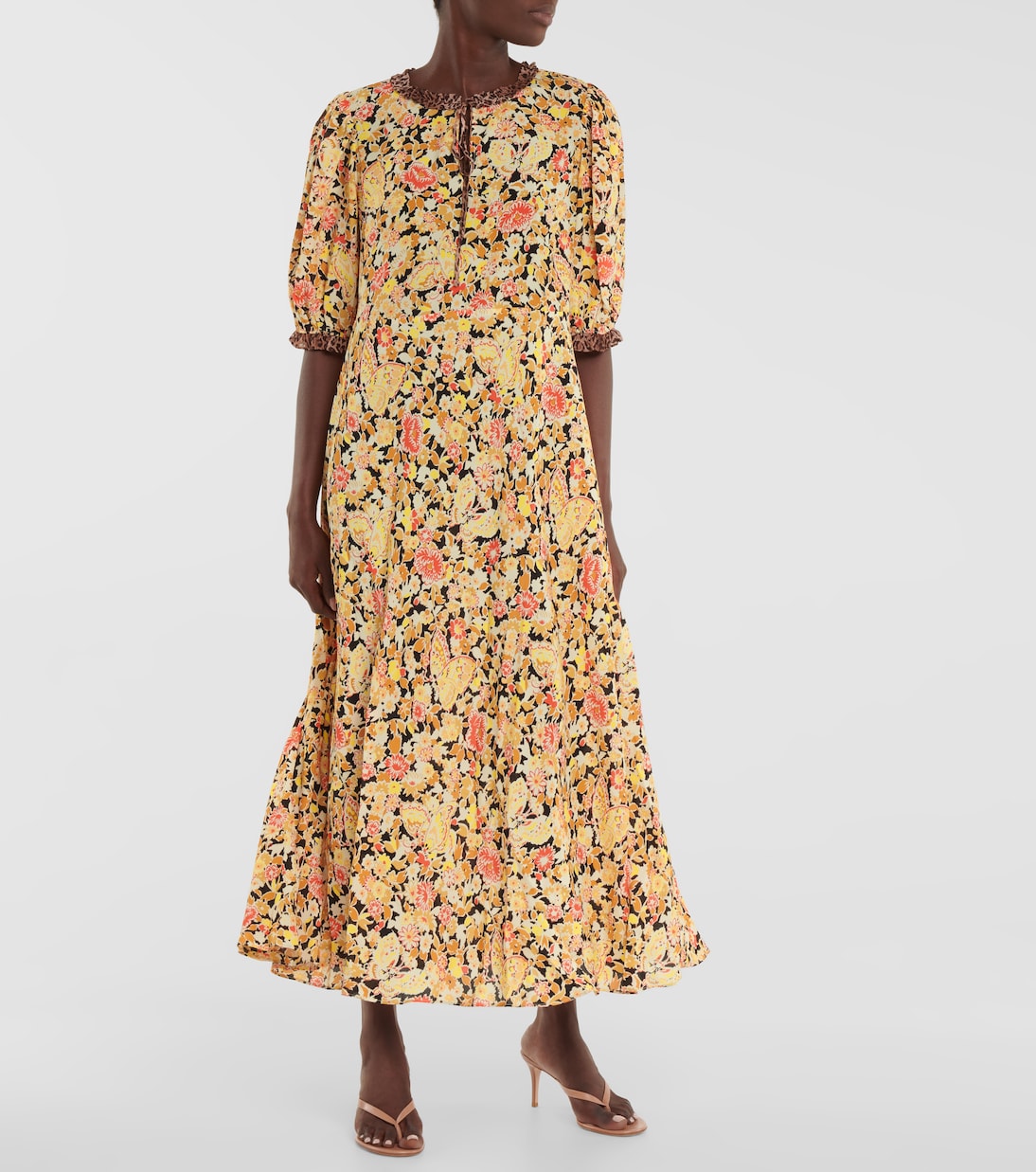 Bedrucktes Maxikleid Hanna | Rixo