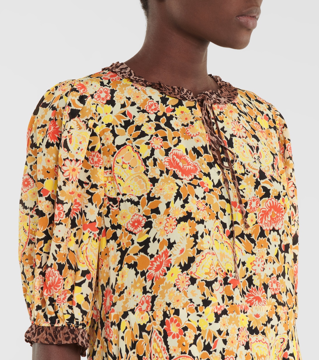 Bedrucktes Maxikleid Hanna | Rixo
