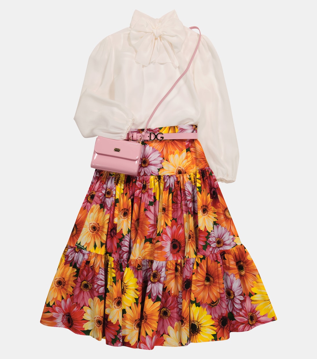 Bedruckter Rock aus Baumwolle | Dolce&Gabbana Kids