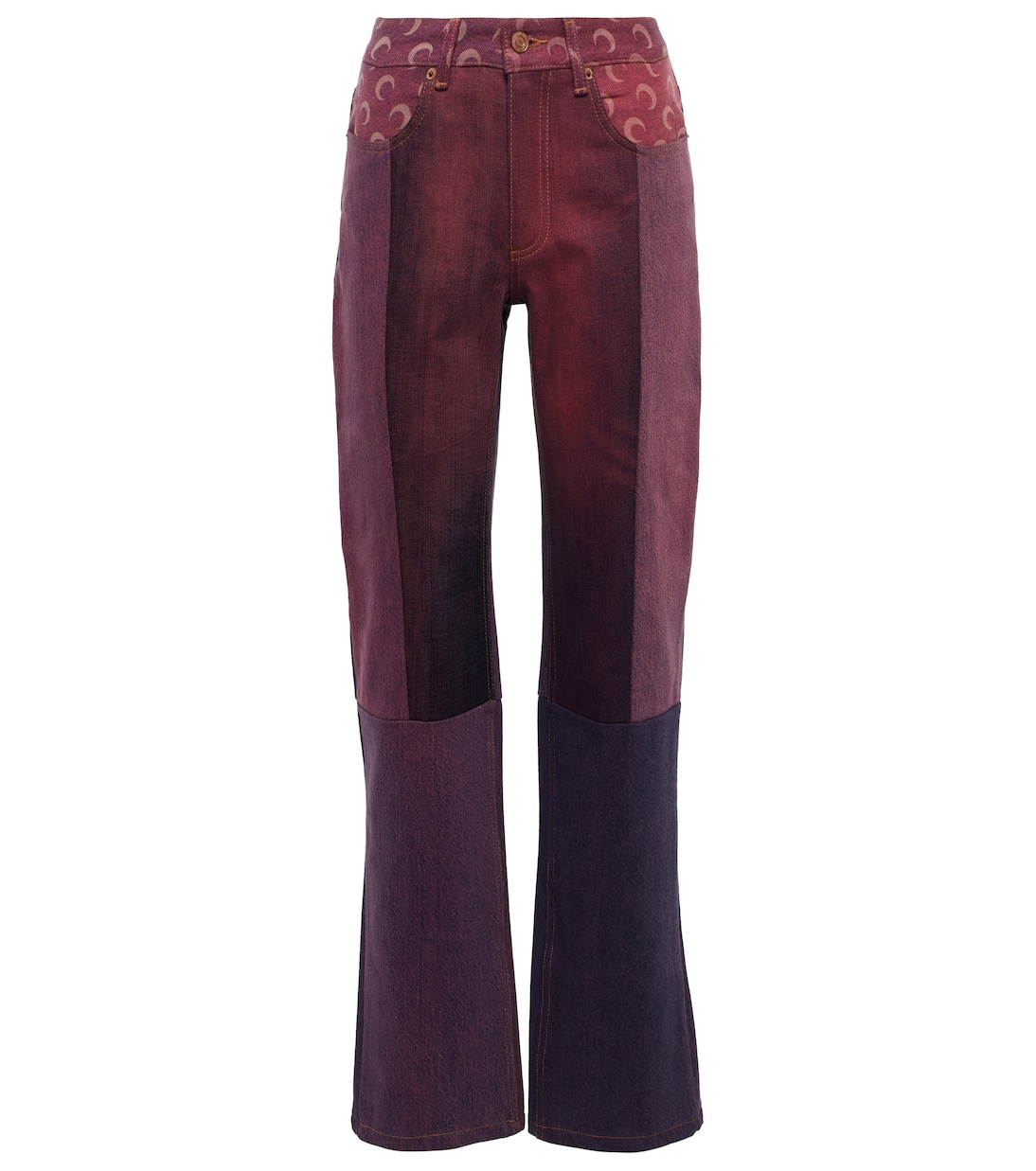 High-Rise Straight-Leg Jeans | Marine Serre