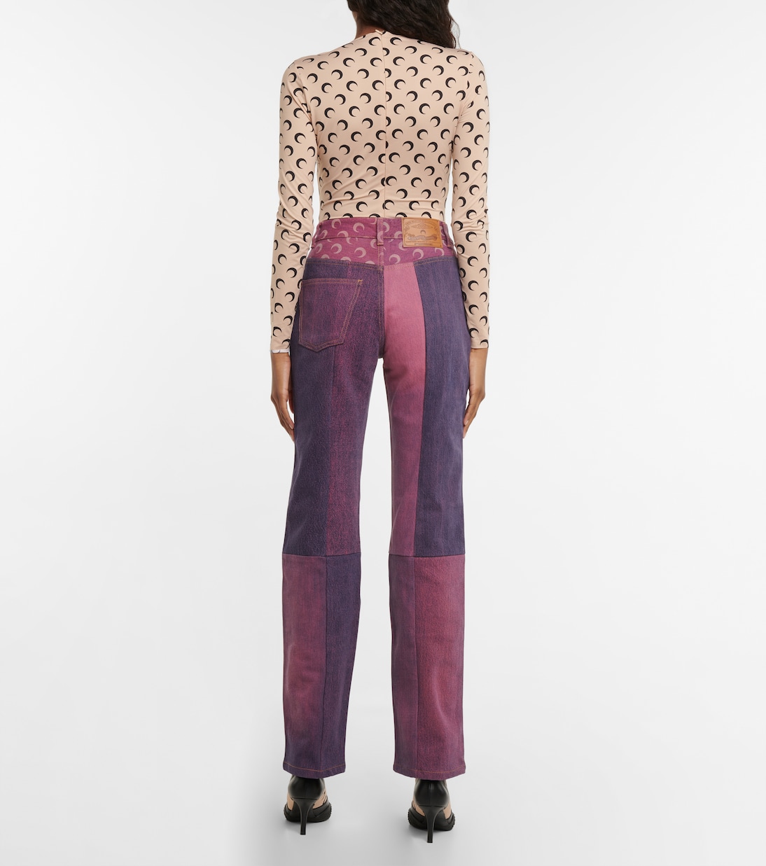 High-Rise Straight-Leg Jeans | Marine Serre