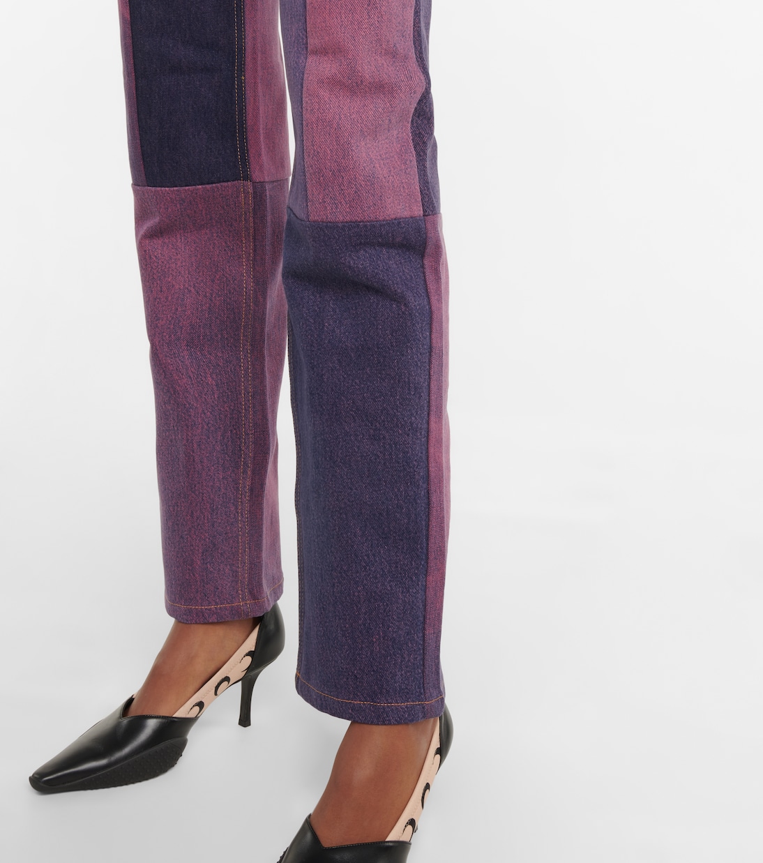 High-Rise Straight-Leg Jeans | Marine Serre