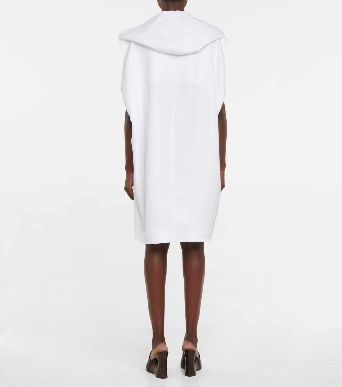 Miniabito in misto seta con cappuccio | Alaïa