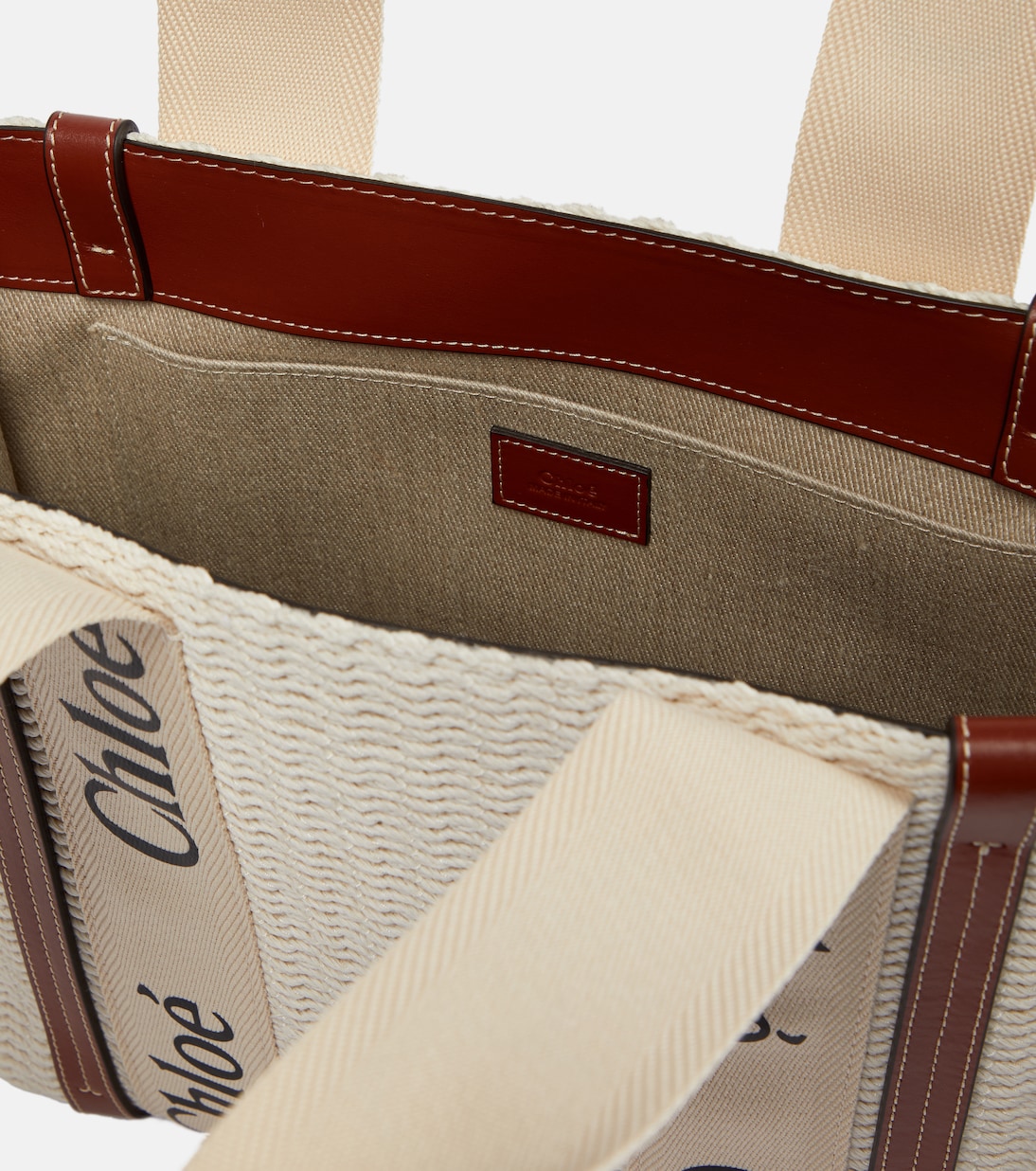 Tote Woody Medium de algodón | Chloé
