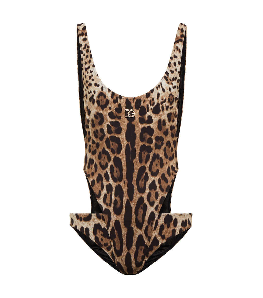 Leopard-print cutout swimsuit | Dolce&Gabbana