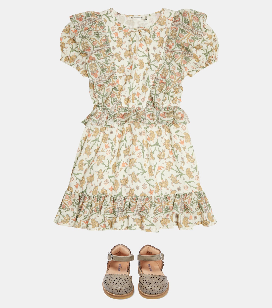 Indiana floral cotton muslin dress | The New Society