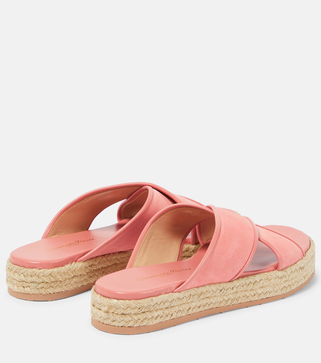 Sandali espadrillas in suede e pelle | Gianvito Rossi