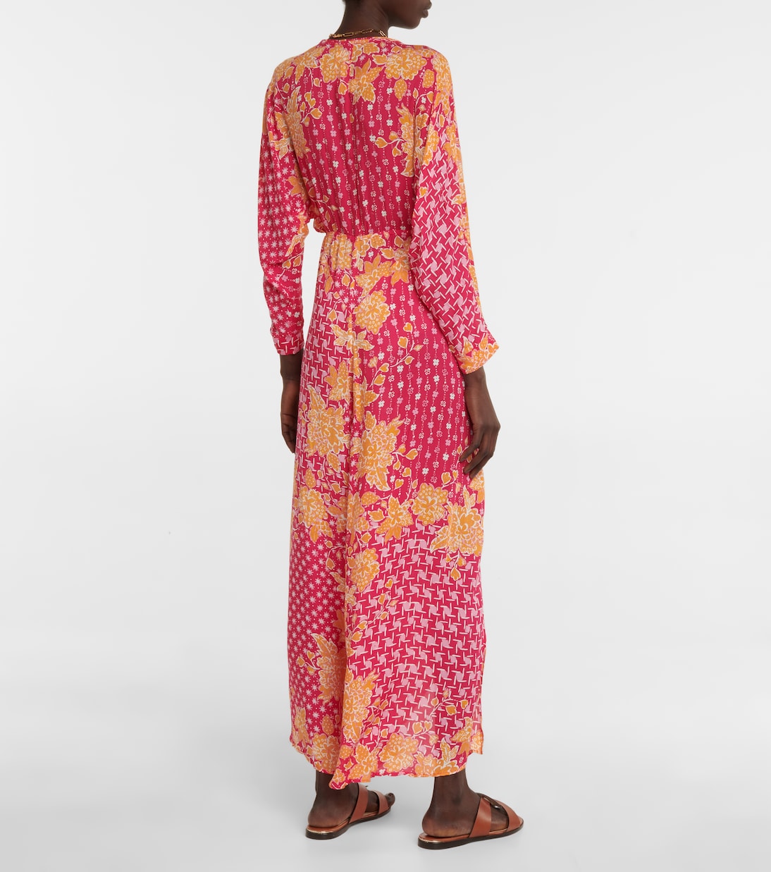Vestido largo Ilona floral | Poupette St Barth