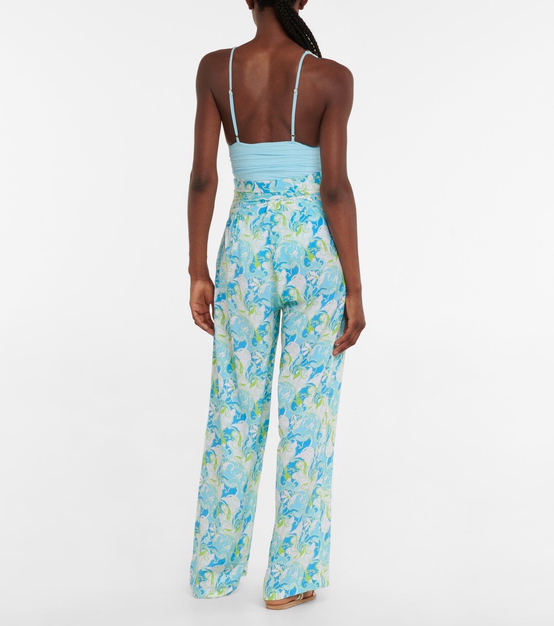 Natasha printed wide-leg pants | Melissa Odabash