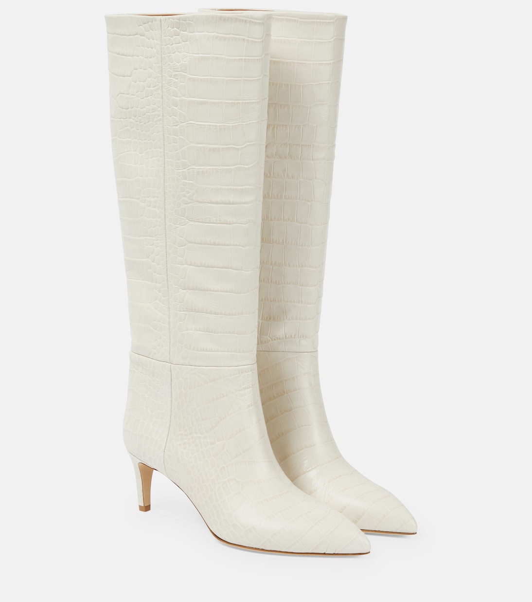Botas altas de piel efecto cocodrilo | Paris Texas