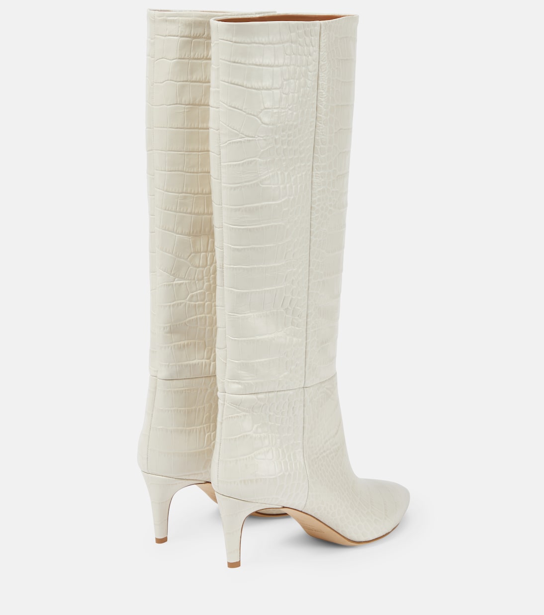 Botas altas de piel efecto cocodrilo | Paris Texas