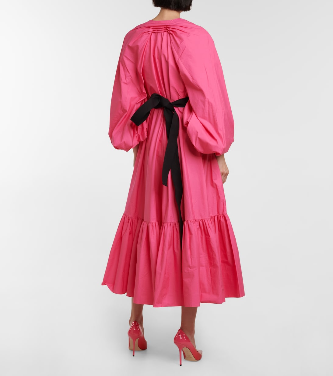 Zaineb belted poplin gown | Roksanda