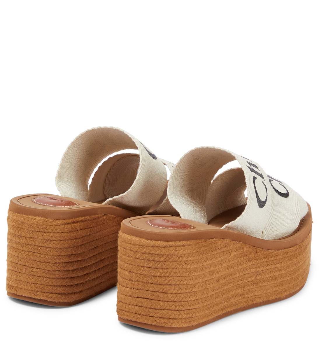 Woody canvas platform espadrille sandals | Chloé