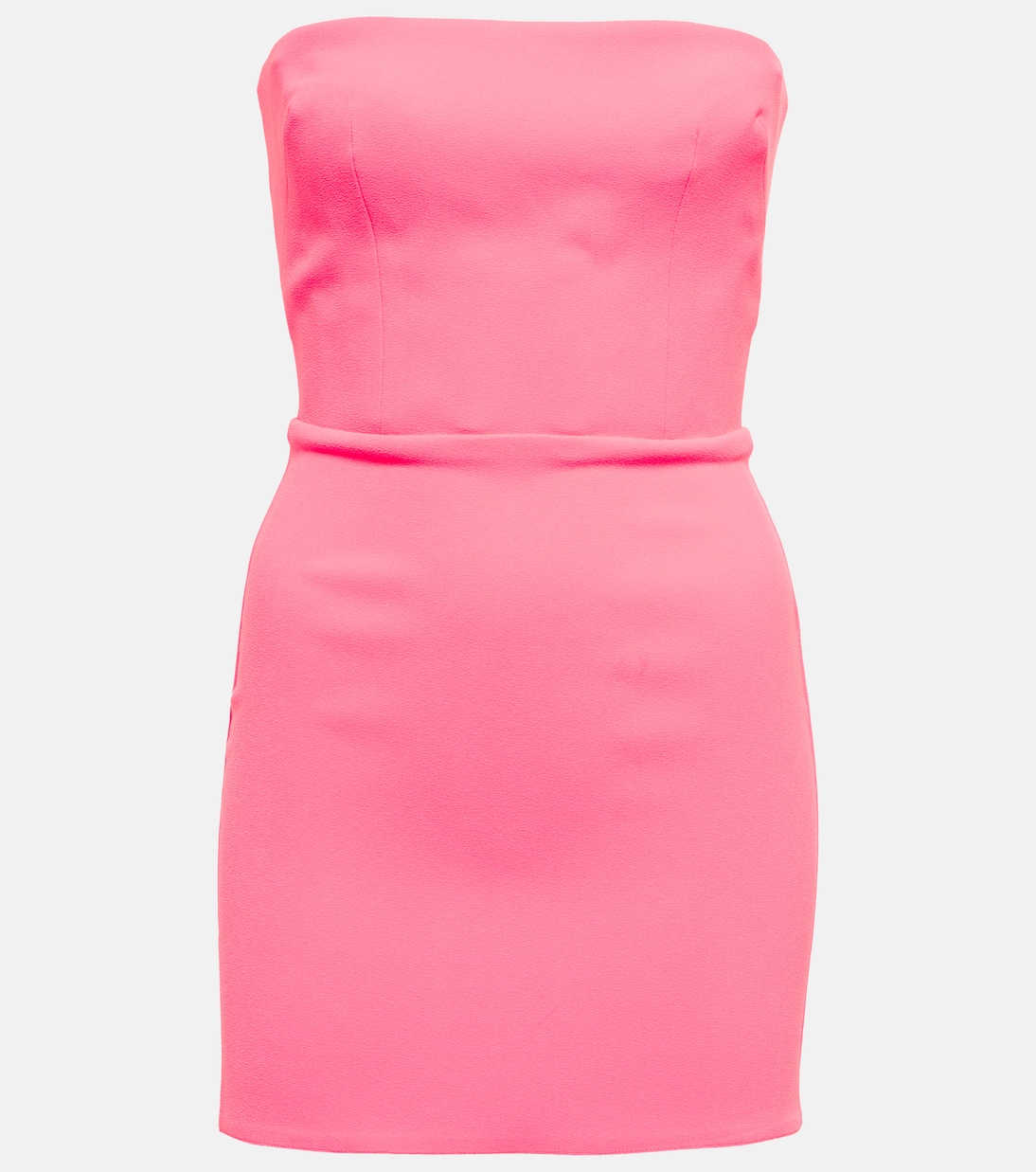 Lux strapless crêpe minidress | Alex Perry