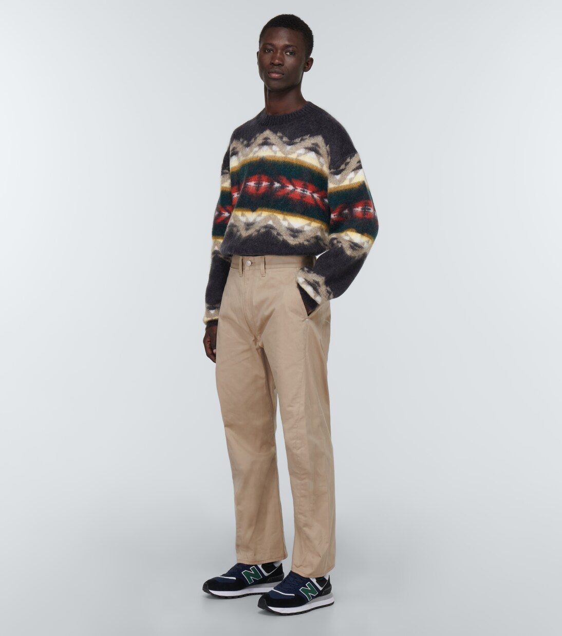 x Pendleton wool-blend sweater | Junya Watanabe