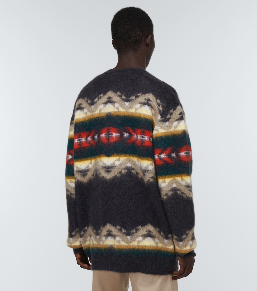 x Pendleton wool-blend sweater | Junya Watanabe