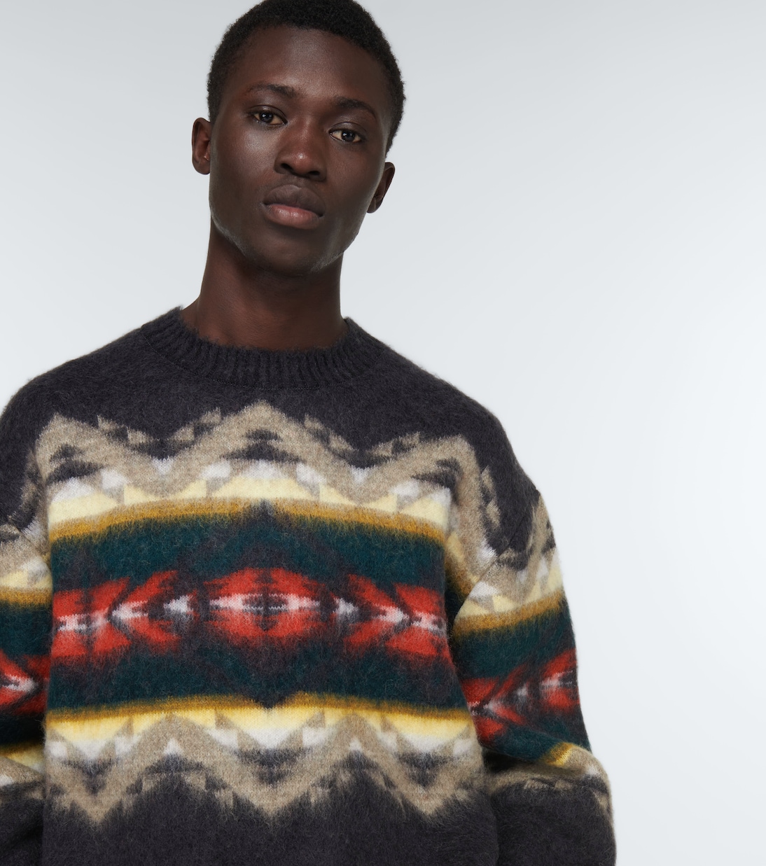 x Pendleton wool-blend sweater | Junya Watanabe