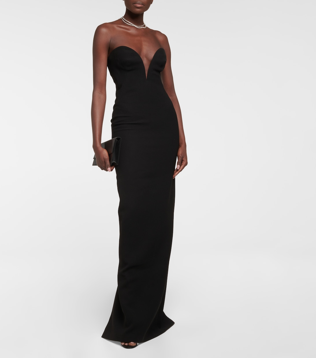 Crêpe gown | Mônot