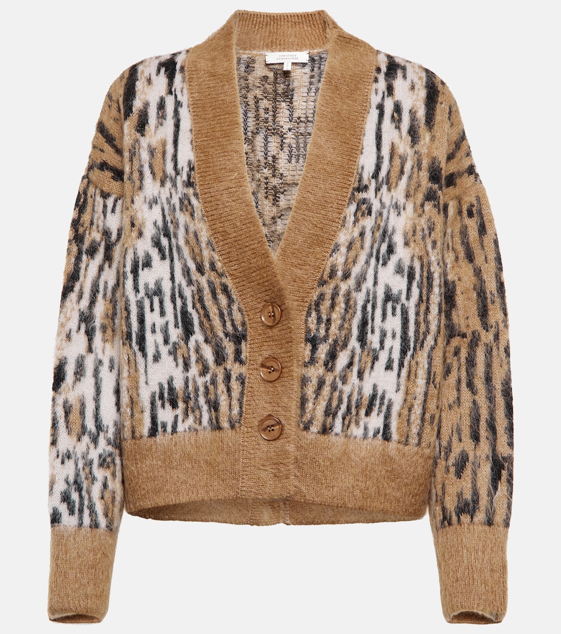 Cárdigan en mezcla de mohair estampado | Dorothee Schumacher