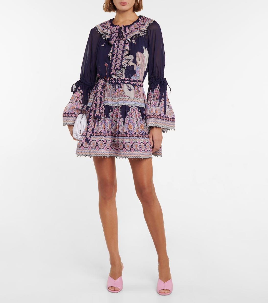 Celestial Virgo printed minidress | Zimmermann