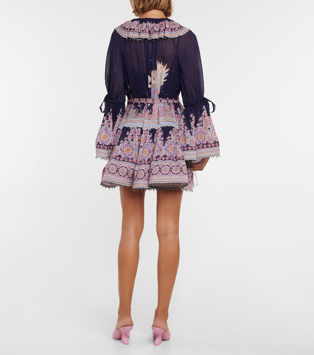 Celestial Virgo printed minidress | Zimmermann