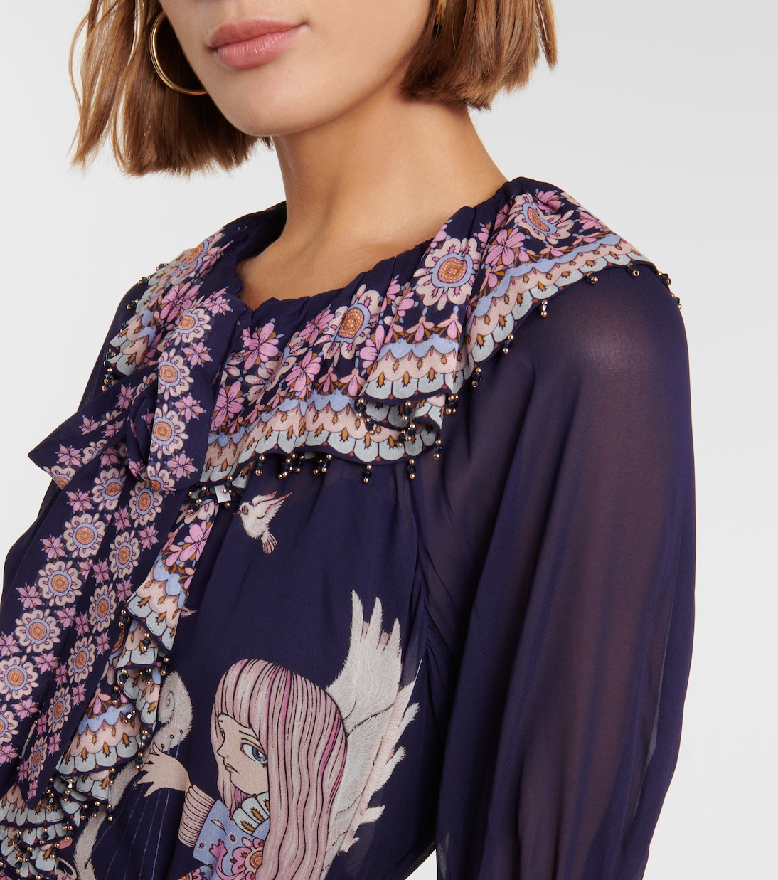 Celestial Virgo printed minidress | Zimmermann