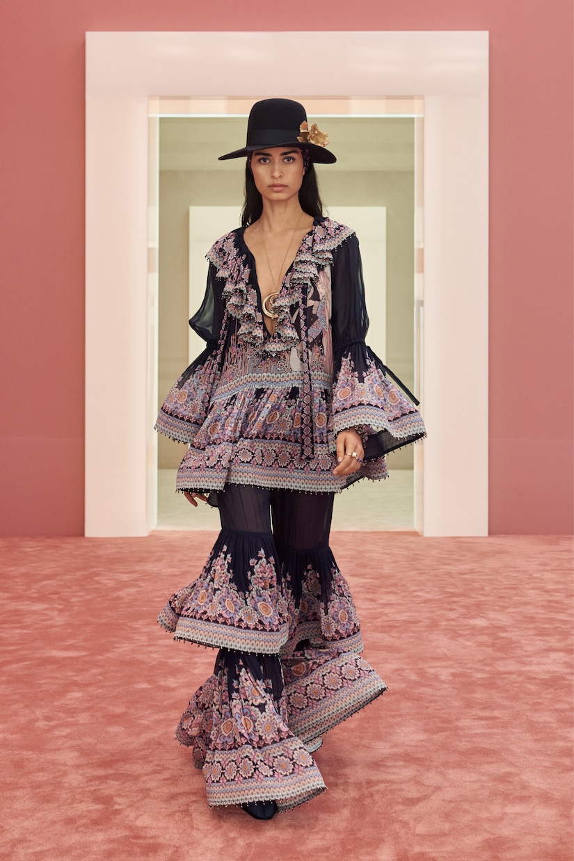 Celestial Virgo printed minidress | Zimmermann