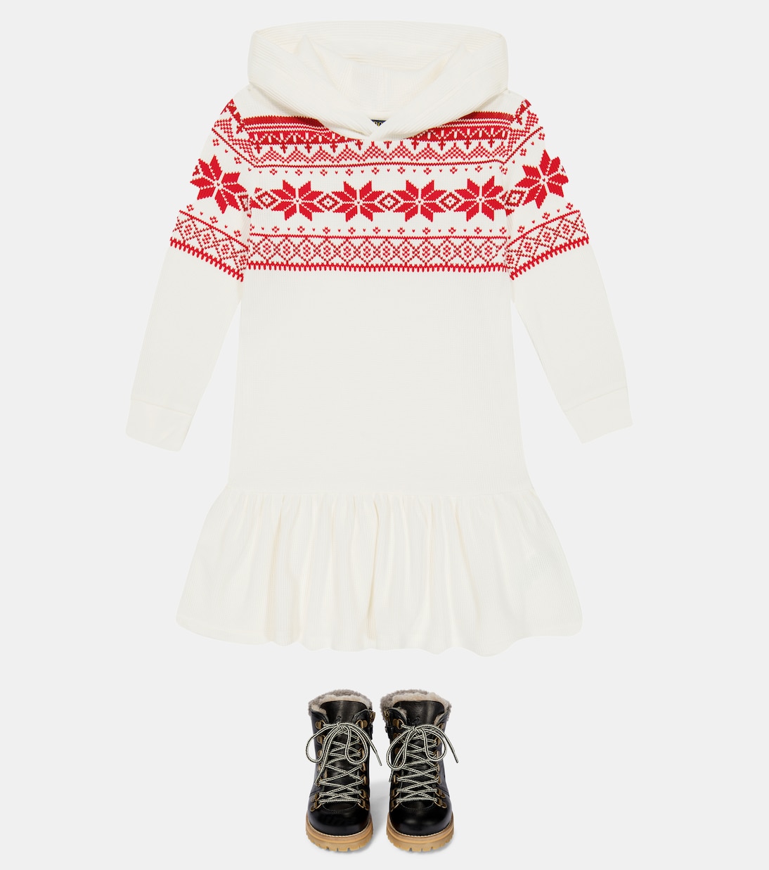 Pulloverkleid aus einem Baumwollgemisch | Polo Ralph Lauren Kids