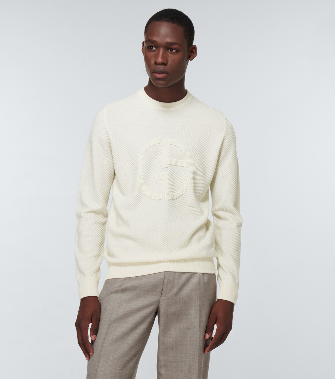 Giorgio Armani Porcini Handknit Sweater