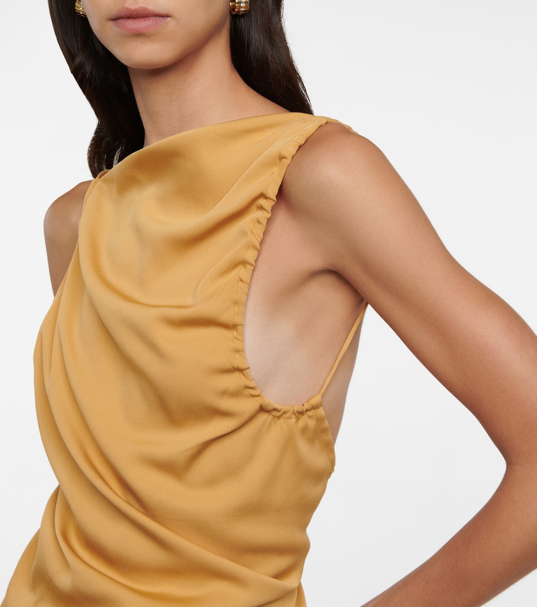 Yrjo ruched open-back top | Christopher Esber