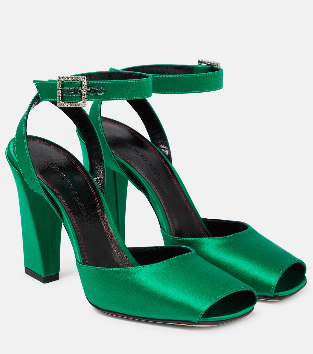 Sandalen Eliza aus Satin | Victoria Beckham